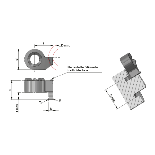 DÜMMEL - Axial insert in pivots